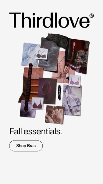 ThirdLove ad: Fall colors are here.