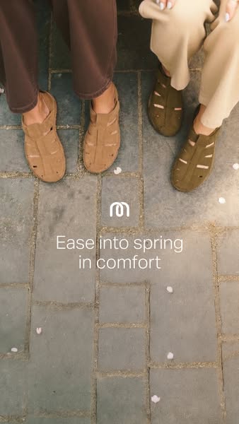 mahabis ad: Start spring in mahabis Dreamer sandals. Lightweight, breathable, and powered by an energy-returning sole for effortless comfort with every