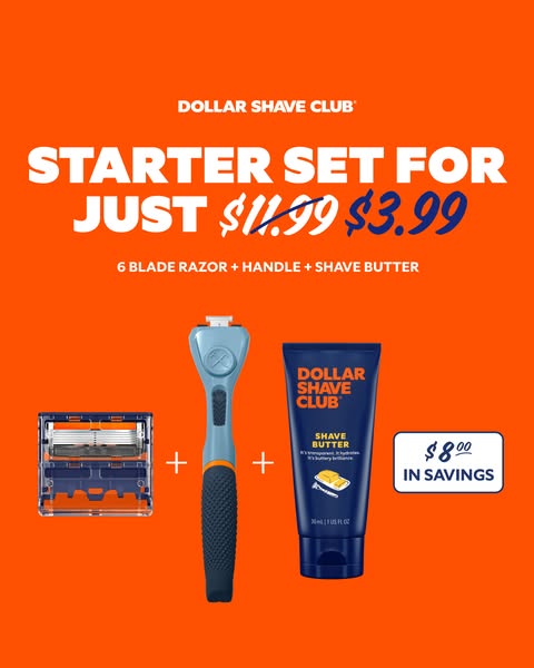 Dollar Shave Club ad: Our Bundle. Your Joy.