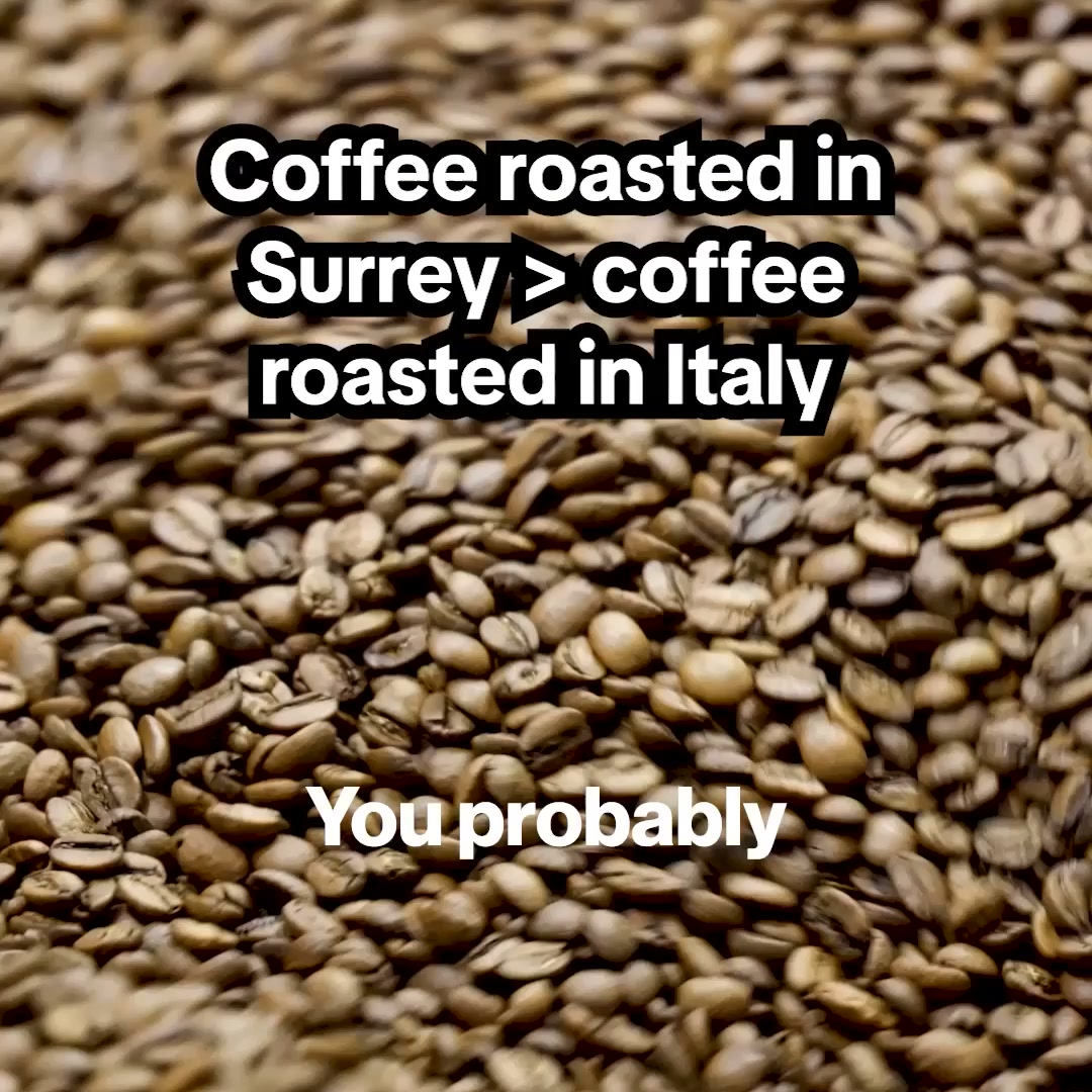 Pact Coffee ad: Freshly roasted to order ☕
