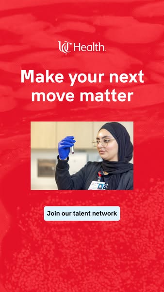 UC Health ad: Shaping the future of medicine.