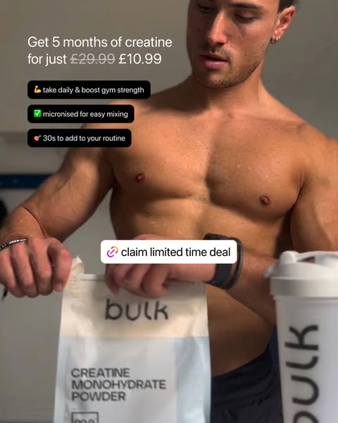 bulk ad: Creatine Monohydrate | Shop Sale