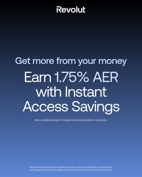 Revolut ad: Save more with great rates