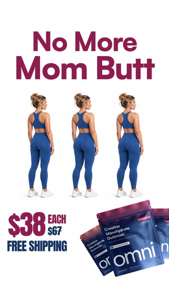 OMNI Longevity ad: Creatine Made Delicious 🍉 🍑