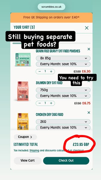 Scrumbles ad: Try With Up To 33% Off