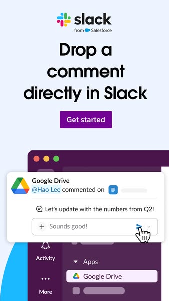 Slack ad: Google Drive Integration