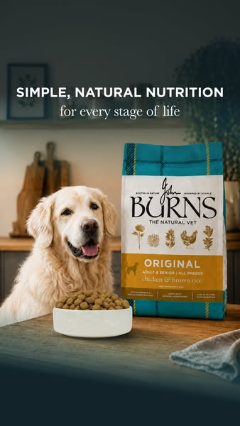 Burns Pet Nutrition ad: Nutrition for Every Dog