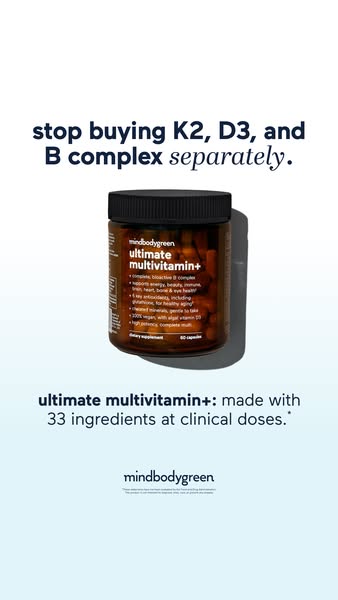 mindbodygreen ad: Like 8 supplements in 2 capsules.*
