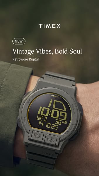 Timex ad: Retro Reimagined