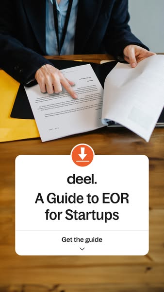 Deel ad: A guide to EOR for Startups | Download free guide