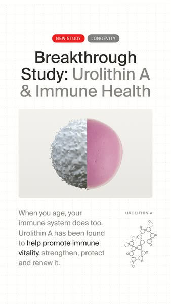 Timeline Longevity ad: Rejuvenate Immune Function With Mitopure®