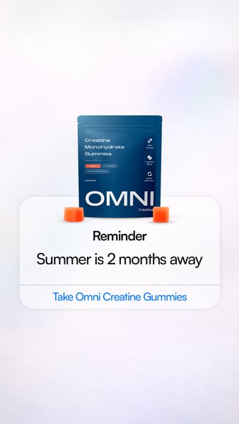 OMNI Longevity ad: Creatine Made Delicious 🍉
