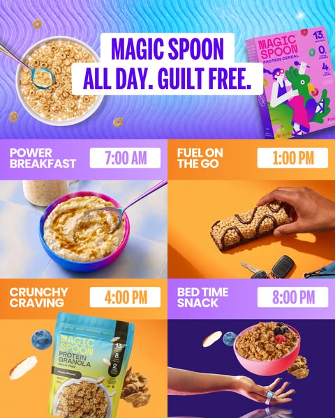 Magic Spoon Cereal ad: Breakfast, All Grown Up