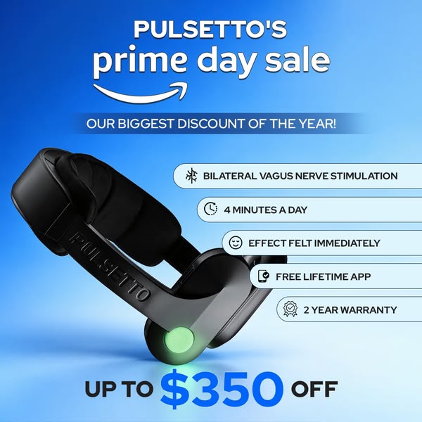 Pulsetto ad: PRIME DAY SALE - Up to $350 OFF TODAY!