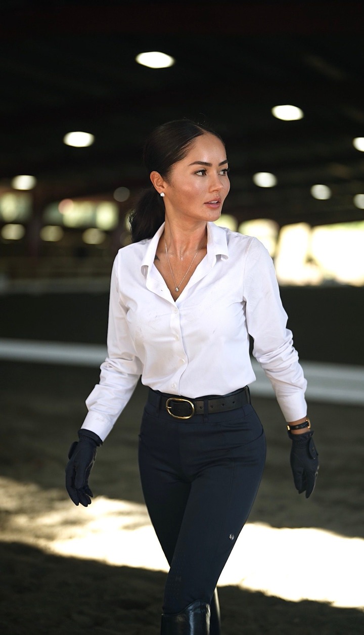 NOBLE PANACEA ad: "Every ride demands focus, precision, and peak performance. That same mindset shapes how I care for my skin." @elaineratner That precision i