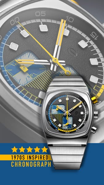 Brew ad: 1970s Inspired Watch Design