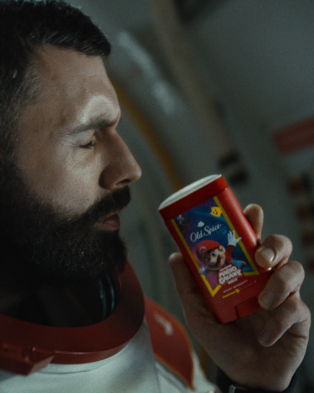 Old Spice ad: In space, all you need is Old Spice’s 24/7 freshness. And ideally a mustache.