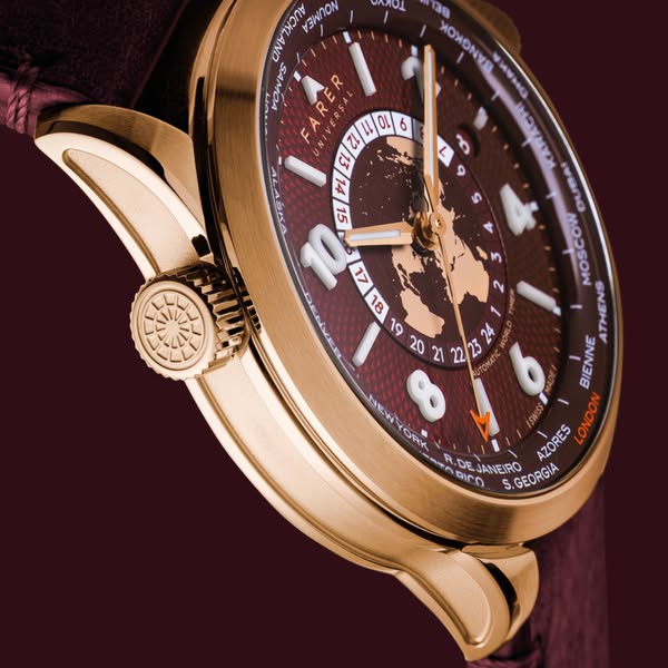 Farer ad: The Iconic World Timer Collection