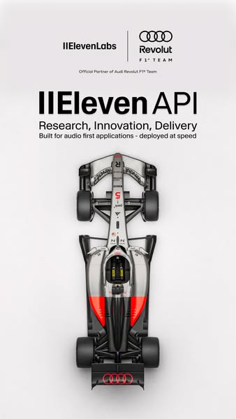 ElevenLabs ad: One API. Endless audio use cases.