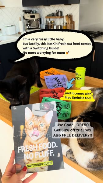 KatKin ad: 100% fresh meat for healthy cats
