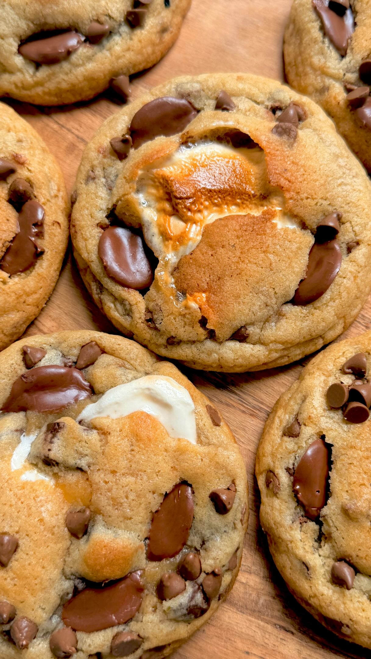 ReciMe ad: This Brown Butter S’mores Chocolate Chip Cookies Recipe went Viral last year and now I have updated it and made it even better! It is THE BE