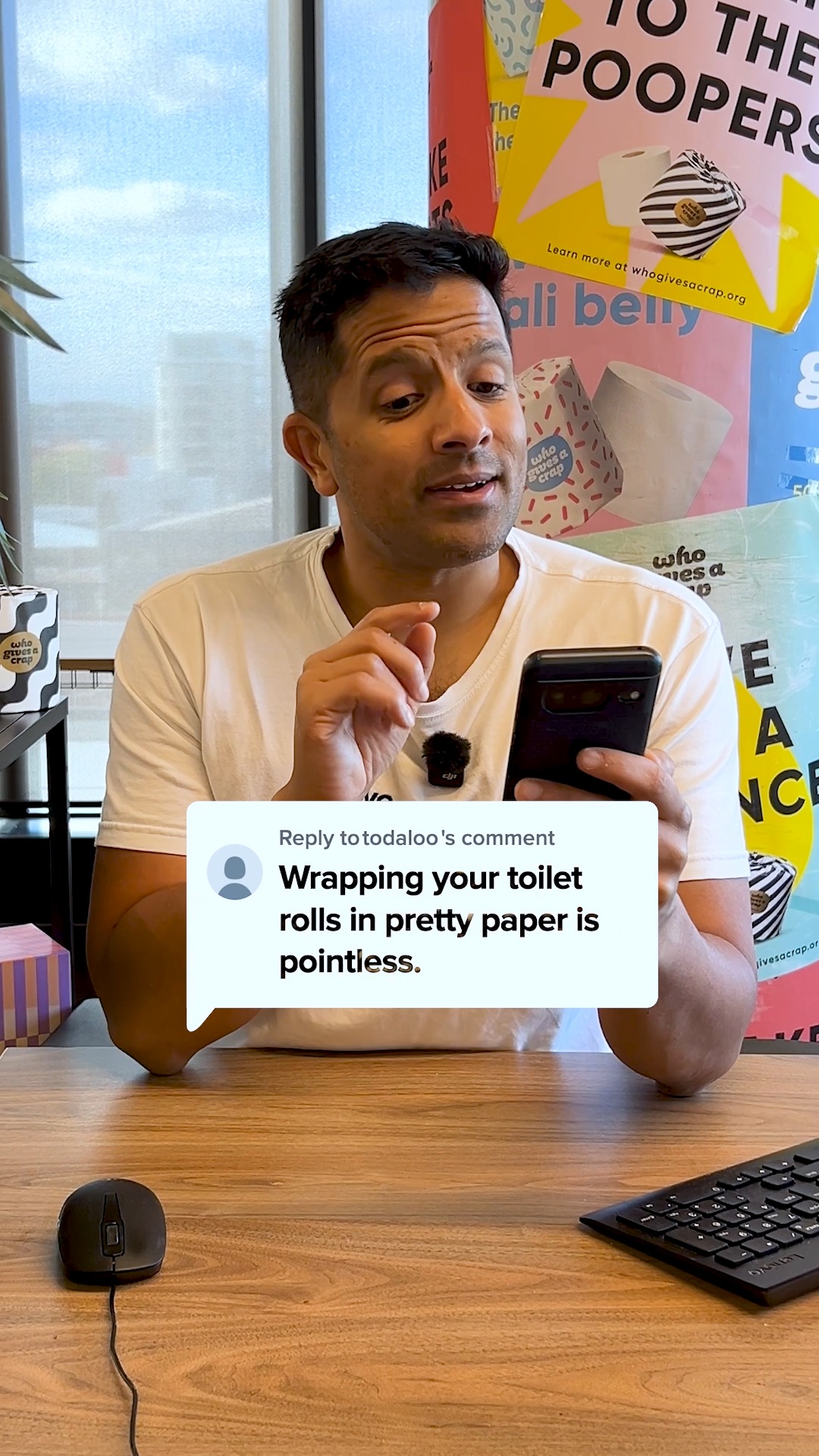 Who Gives A Crap ad: Good looking loo paper