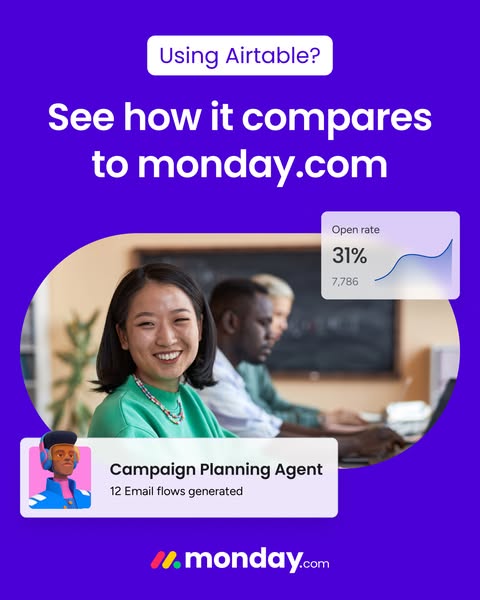 monday.com ad: See how it compares to monday.com