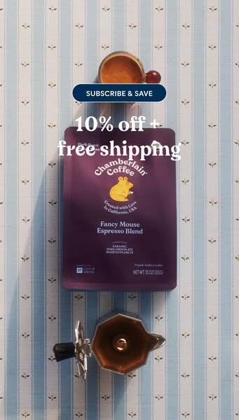 Chamberlain Coffee ad: Subscribe and save