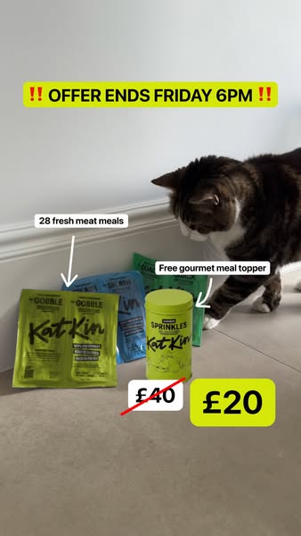 KatKin ad: Get 28 Fresh Meals For £20