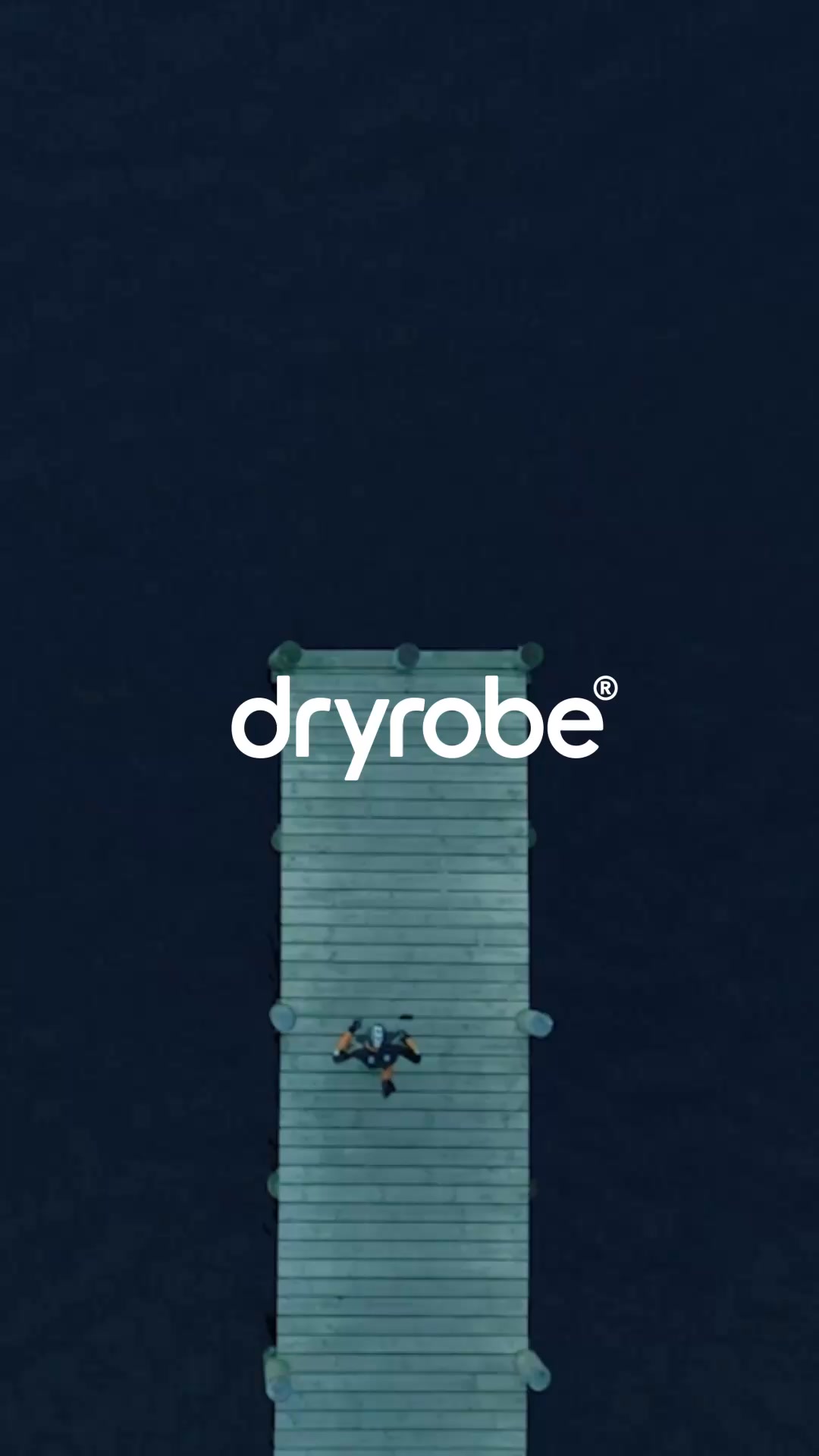 dryrobe ad: Live Young. Dry Fast.