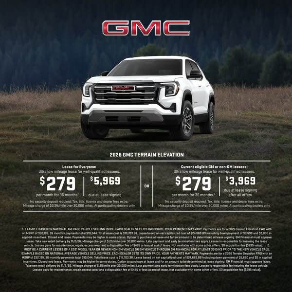 GMC ad: Explore GMC Terrain