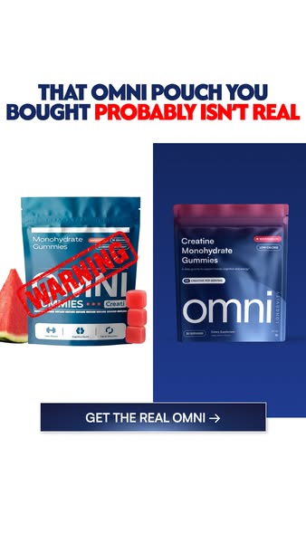OMNI Longevity ad: Creatine Made Delicious 🍉 🍑