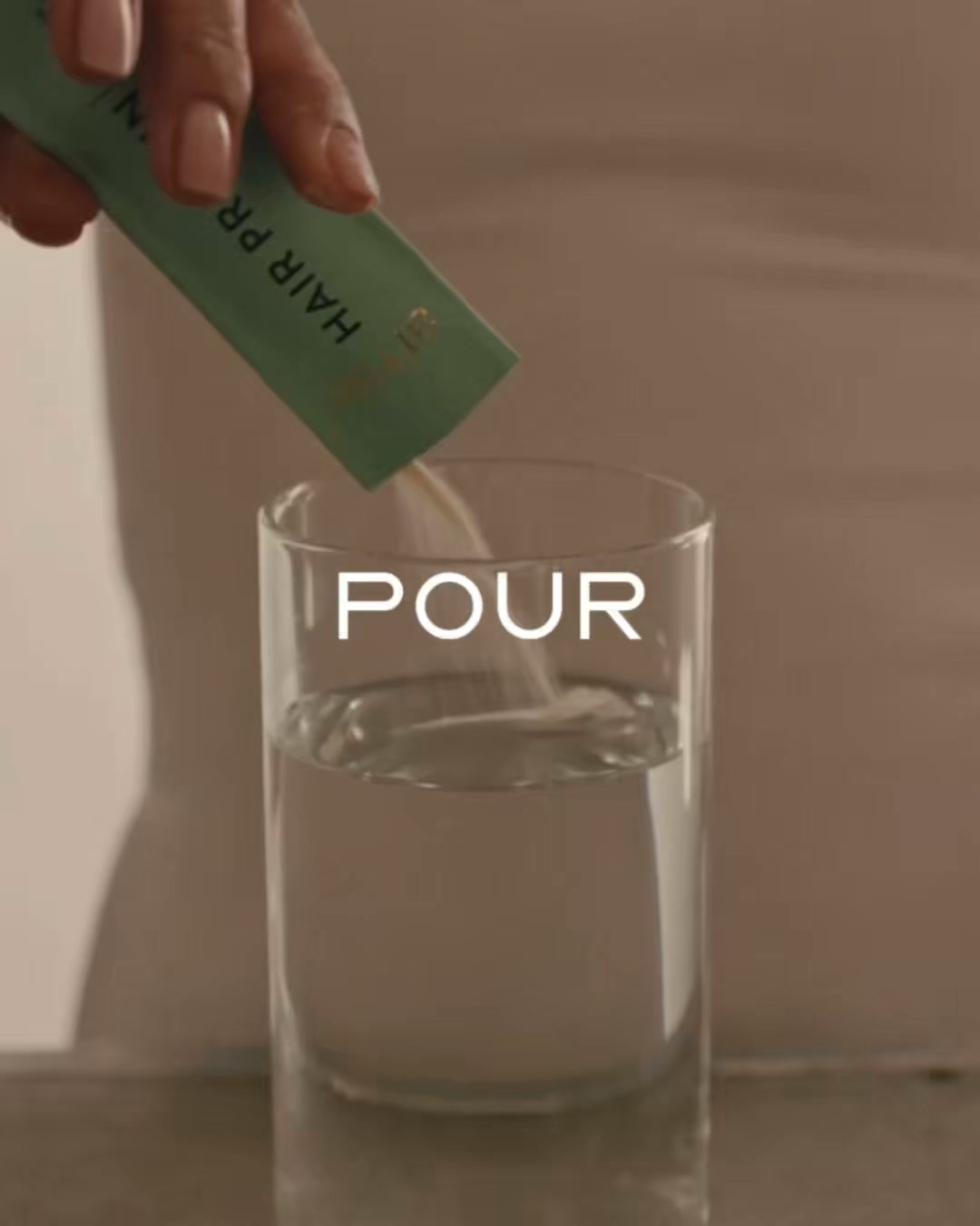 Arrae ad: Sip Your Haircare