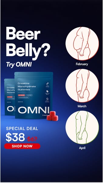 OMNI Longevity ad: Creatine Made Delicious 🍉