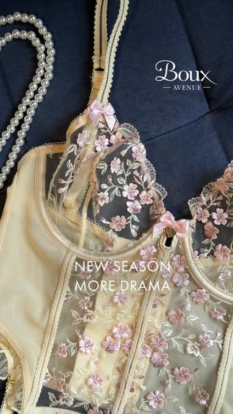 Boux Avenue ad: An instant lingerie drawer upgrade
