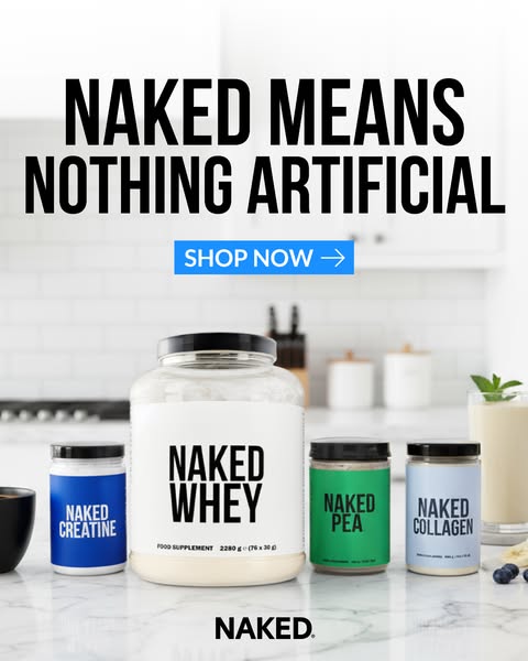 Naked Nutrition ad: Simple Beats Synthetic