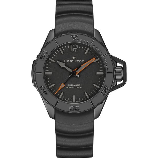 Hamilton ad: Khaki Navy Frogman Auto