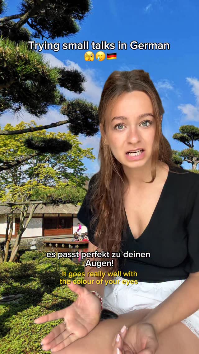 Jumpspeak ad: Have been trying to master German small talk for the last 4 years now 🤣🇩🇪 the secret is to let them talk (when they do -otherwise I use @