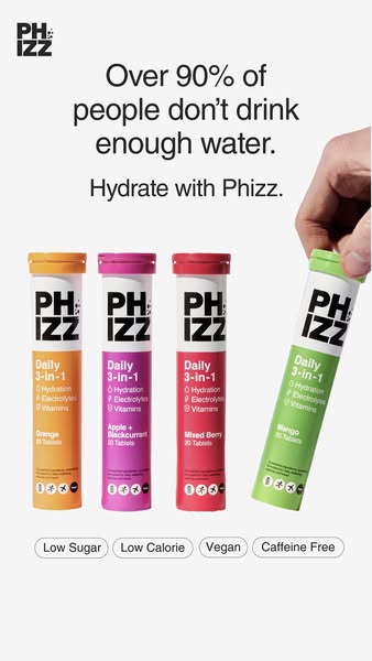 Phizz ad: FREE DELIVERY WITH YOUR ORDER 🚚
