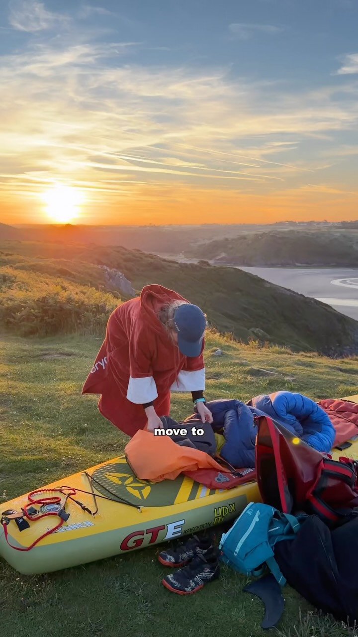 dryrobe ad: Attention all Feral Cheryls! Don’t forget to romanticise the in-between moments of recovery. Go on feral adventures, but enjoy the coffee sl