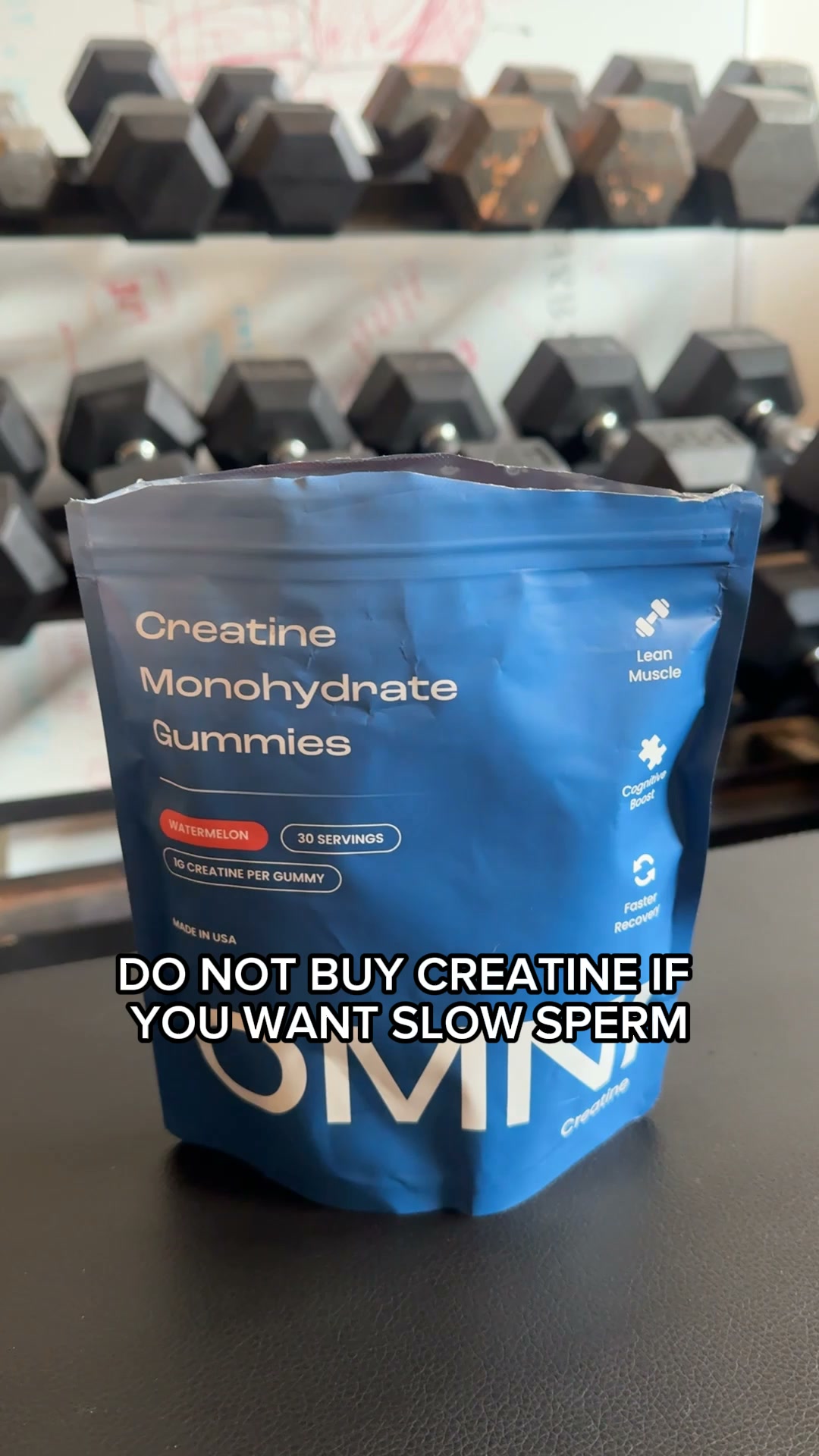 OMNI Longevity ad: Creatine Made Delicious 🍉 🍑