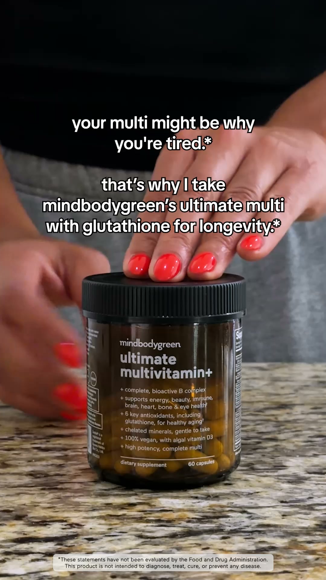 mindbodygreen ad: ultimate multivitamin+ by mindbodygreen