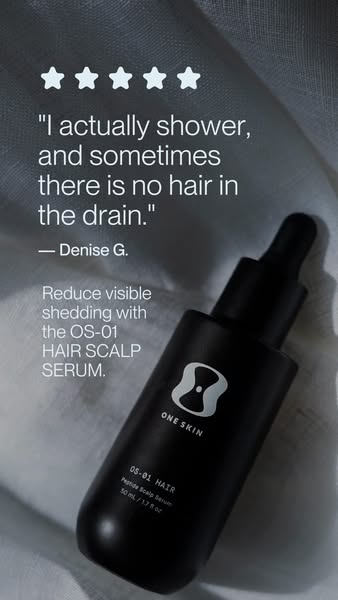 OneSkin ad: Target hair loss with OS-01 HAIR
