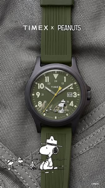 Timex ad: Timex x Peanuts