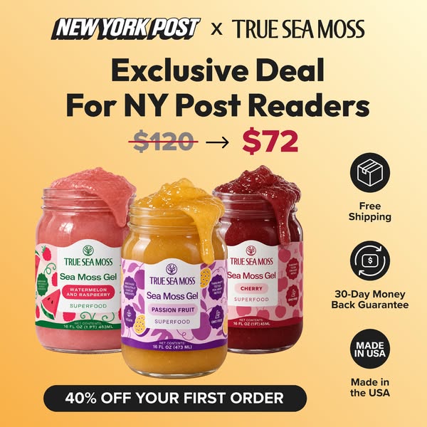 True Sea Moss Health ad: Nature's Finest Superfood: Up to 40% Off + Free Gift