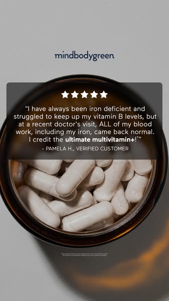 mindbodygreen ad: Like 8 supplements in 2 capsules.*
