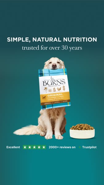 Burns Pet Nutrition ad: Nutrition for Every Dog