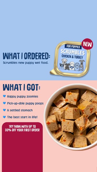 Scrumbles ad: Try With Up to 33% Off!