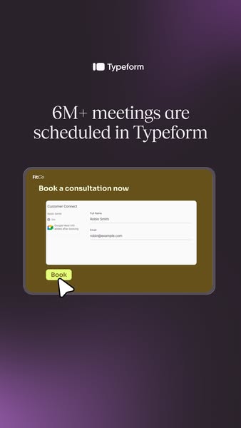 Typeform ad: Turn every response into action