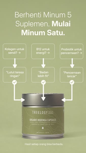 Treelogy ad: Sendi sakit setiap pagi? Tubuh Anda butuh ini.